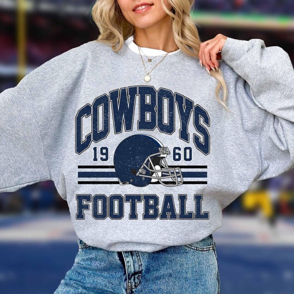 Dallas Cowboys 1960 Football Vintage Style Retro Sweatshirt
